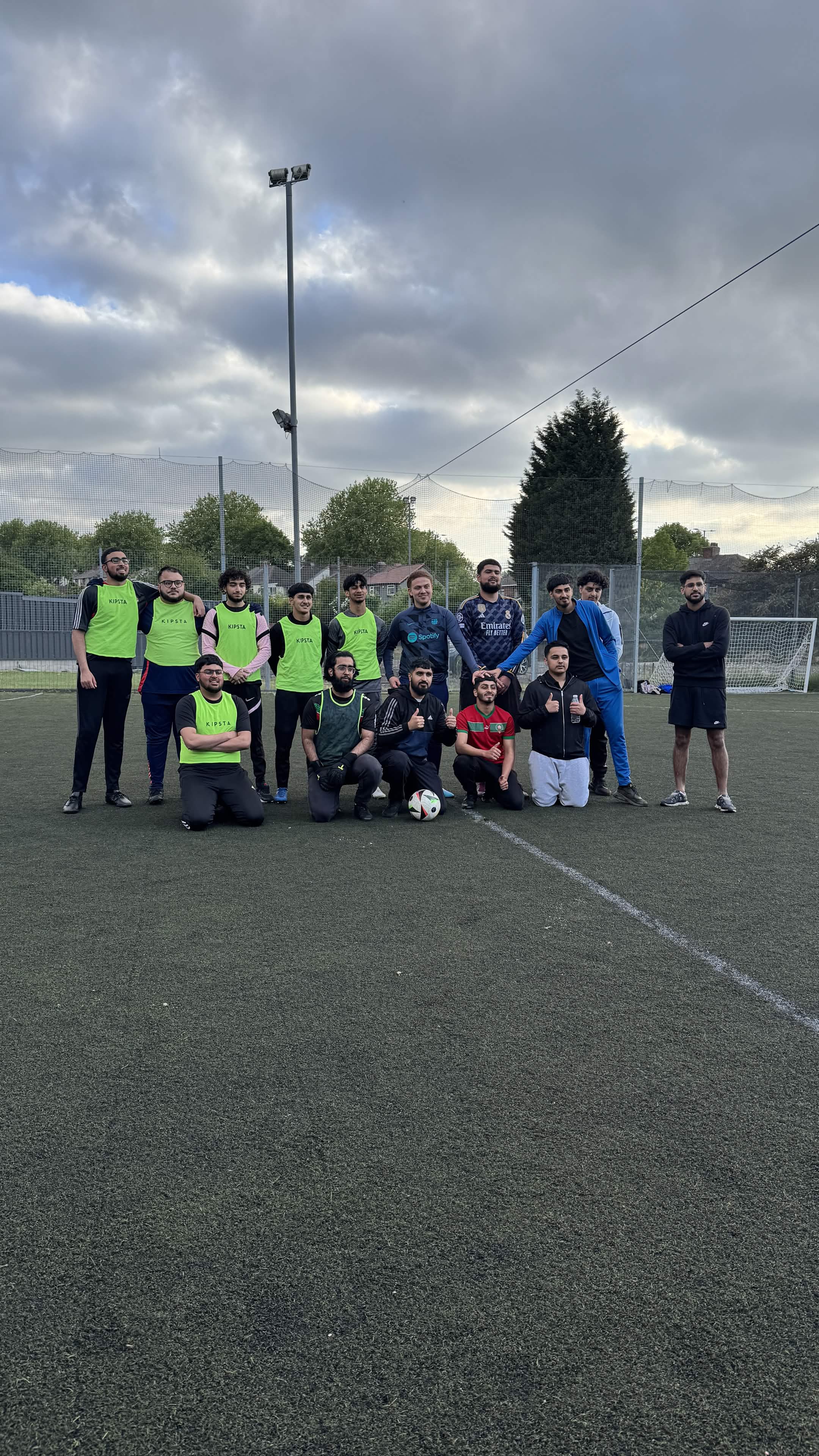 Football team group photo
